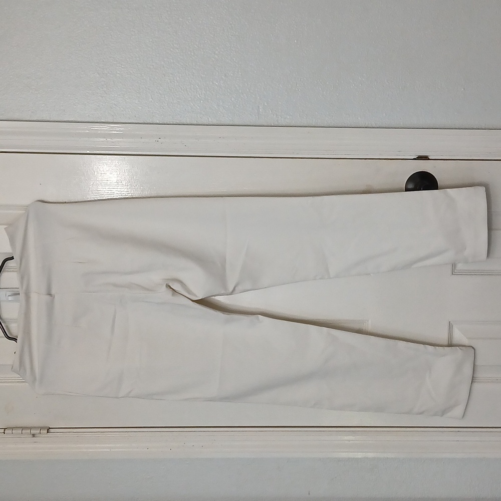 Michel White Straight Leg Pants - Picture 3 of 4